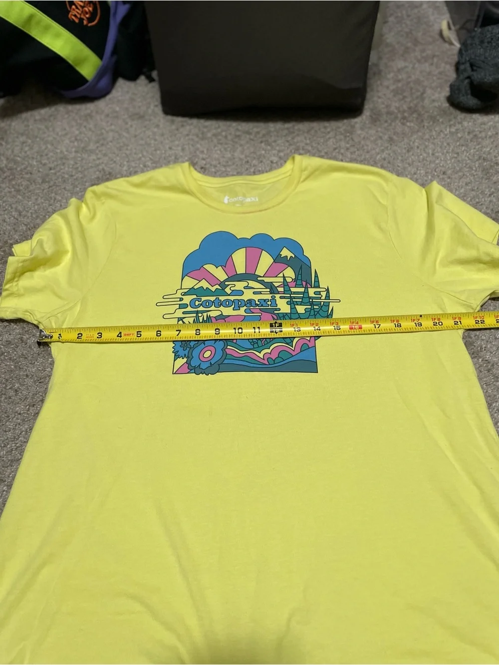 cotopaxi Yellow Women's Graphic Tee - Picture 1 of 5